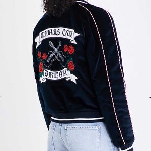 SANDRO Reversible Bomber Jacket Size 2